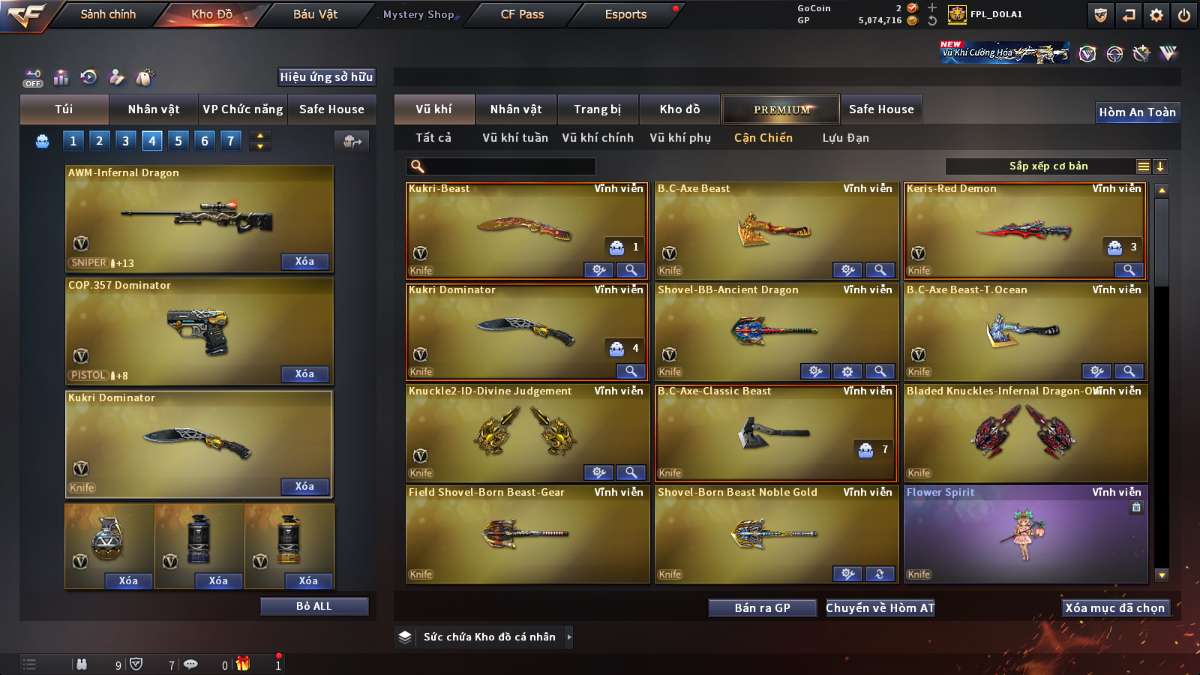 shop acc cf uy tin gia re